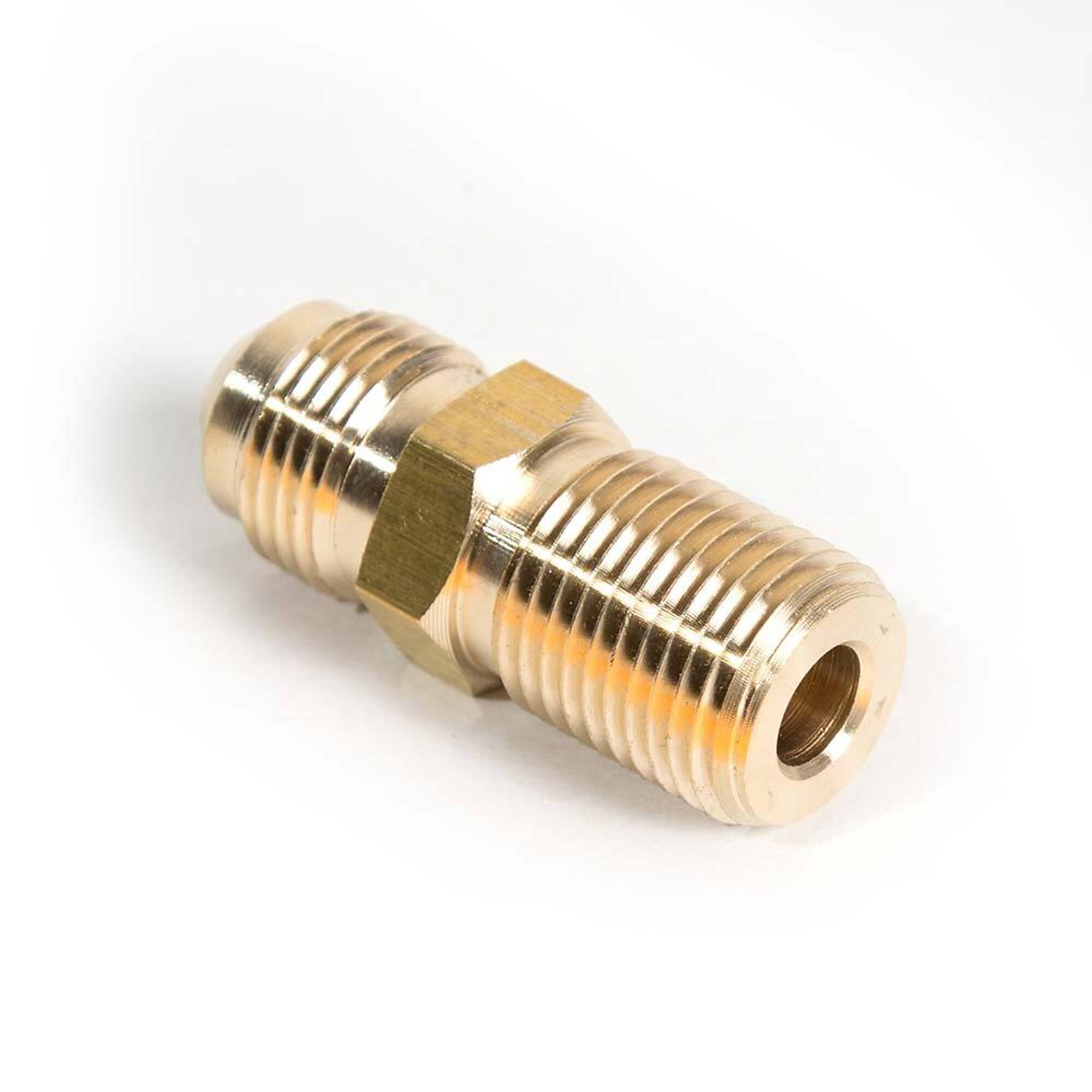 Santa Barbara Chili Roaster CRREG-F 5/8 Inch-18 UNF Flared x M16 x 1.5 Brass Adapter For Gas Regulator